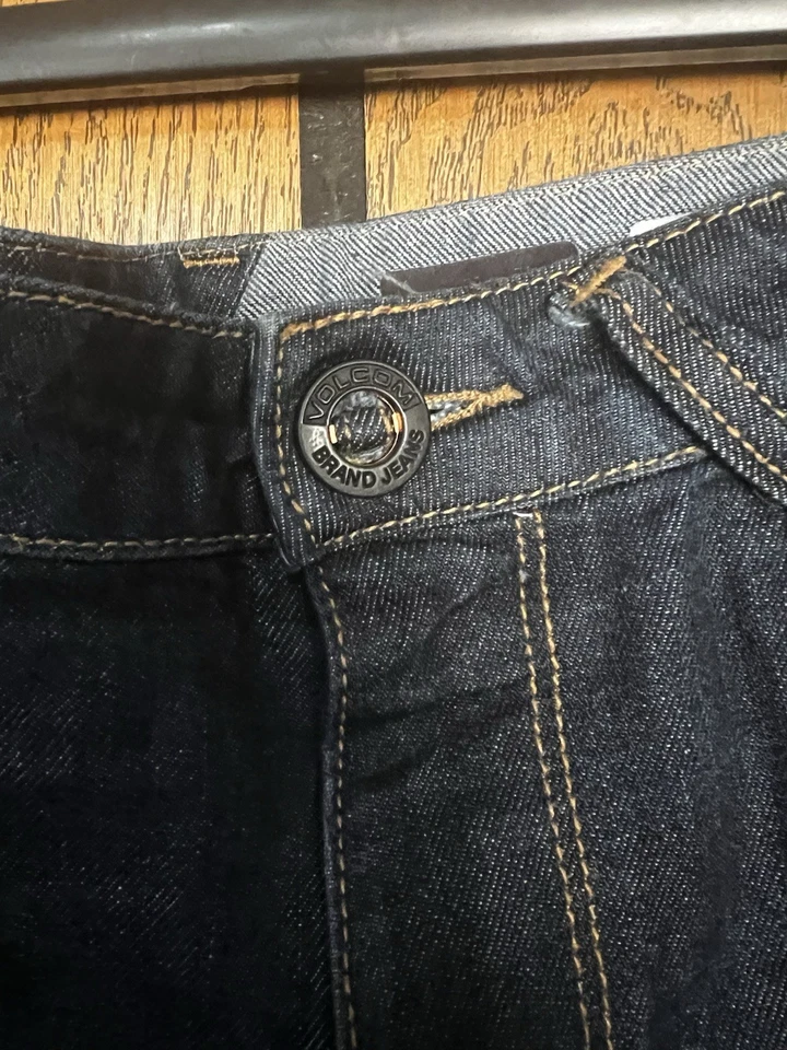 Volcom Dark Indigo Straight Jeans Size 36 - Image 3 of 4