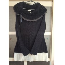 Axes Femme Knit Dress Black Size M Japan