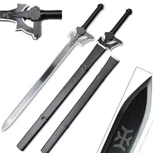 Kirito Elucidator 41" Replica Sword Art Online Carbon Steel Metal Sword - Image 3 of 4