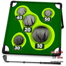 Golf Chipping Game, Backyard Golf Cornhole Set, Golf Gifts for Men and Kids