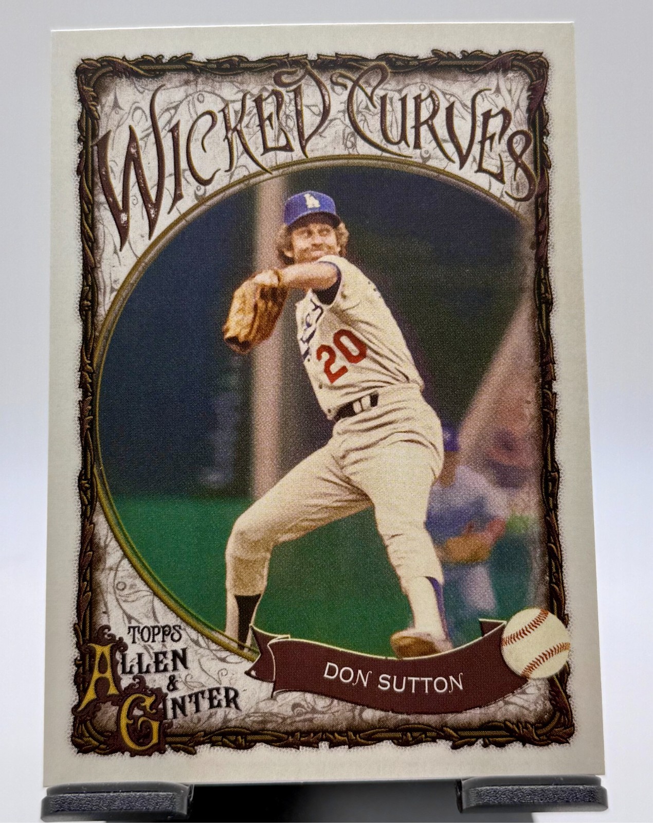 Don Sutton #WC-36 Baseball Cards 2025 Topps Allen and Ginter Wicked Curves trading card — raw and PSA graded price guide