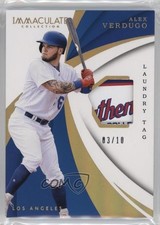 2018 Panini Immaculate Swatches Laundry Tag 3/10 Alex Verdugo #IS-AV Patch 2h5