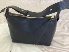 New - Radley Black Ridgeway Gardens Medium Ziptop Shoulder