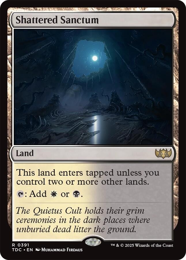 Shattered Sanctum TDC 391 English NM - MTG