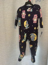 One Piece Care Bears Fleece Footed Pajamas 18 Months NWT