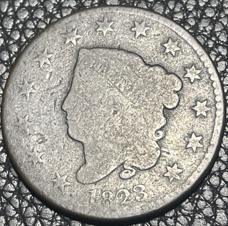 1823 Coronet Head Large Cent.