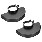 Grinder Guard 5 Inch 1.69" Dia 2Pcs Metal Adjustable Angle Grinder Guard Black