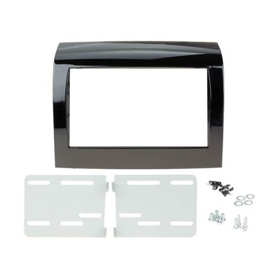 Verbindet 2 CT23FT21 Fiat Ducato Doppel DIN Blendenplatte Adapter Glanz Schwarz
