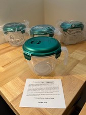 LocknLock Set of 4 Large Vented Bowls w/ Hand...