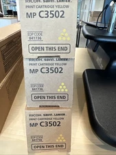 Ricoh Savin  Lanier Printer Yellow Cartridge MP C3502- New - Unopened