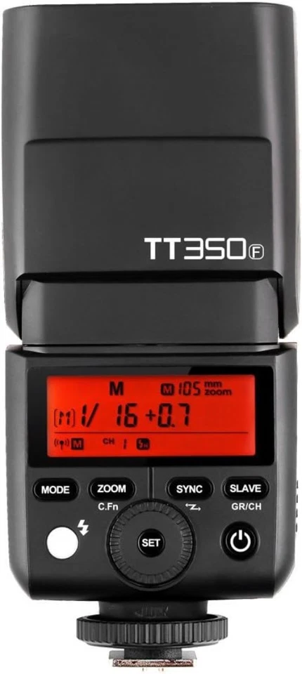 TT350F HSS Flash Speedlite for Fuji X-T2/X-T20 with Dot-Matrix LCD Control - Image 4 of 4