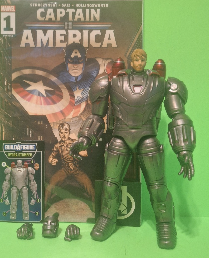 Marvel Legends HYDRA STOMPER 2 BAF COMPLETE + GREAT COMIC CAPTAIN