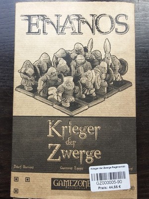 Gamezone Miniatures   Dwarf Warriors   Zinn   GZ000005-90   OVP (TOW Kompatibel)