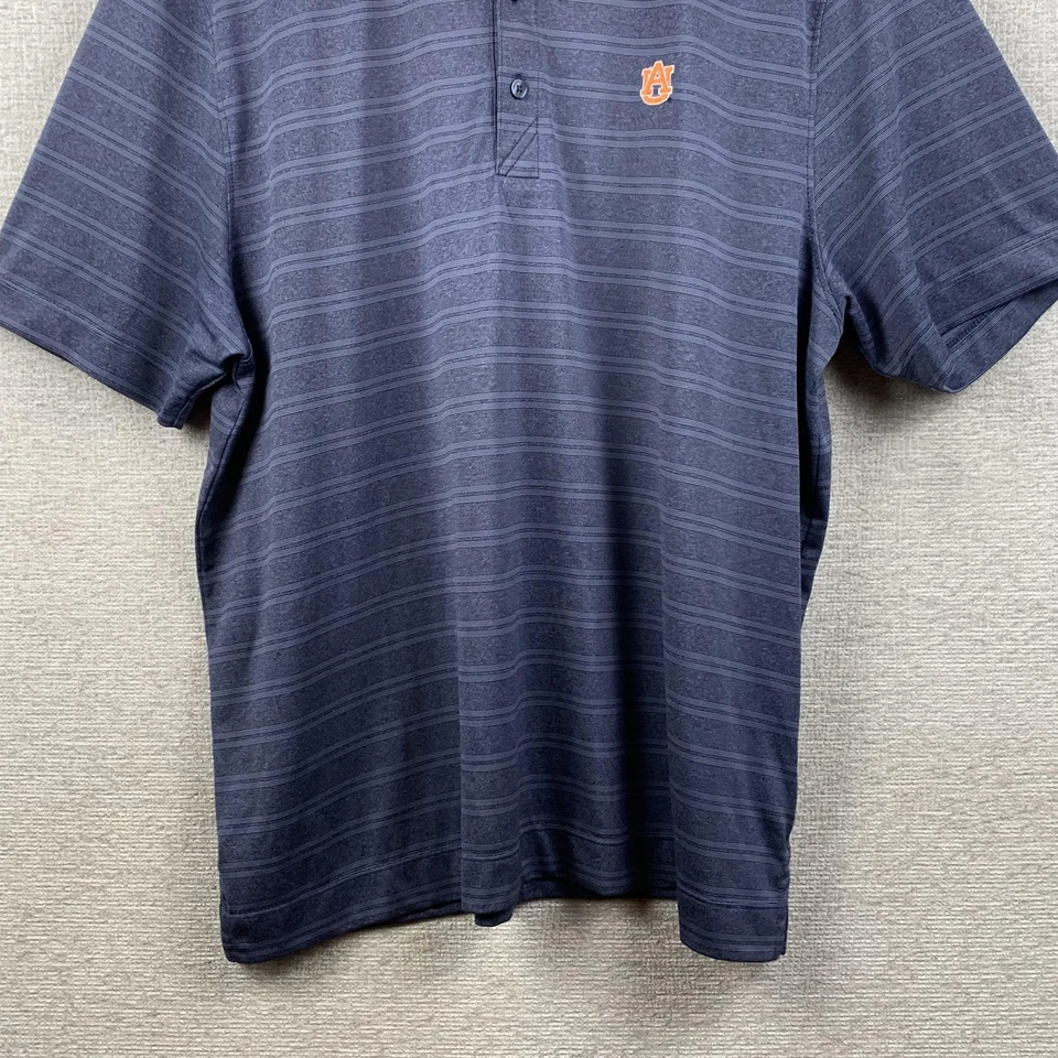 Auburn Tigers Shirt Mens Extra Large Blue NCAA Football Golf Polo Cutter & Buck - Image 3 of 4