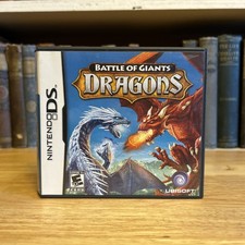 Battle of Giants: Dragons Nintendo DS, 2009 UBISOFT Case Only No Game