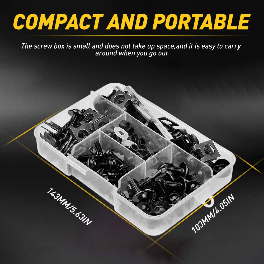 177pcs Screws Fairing Bolts Kit Shell Hardware Fit For Honda CBR600RR CBR1000RR