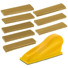 Dura-Gold Micro Sanding Block Kit, 40 Sandpaper Sheets, 5 Each Assorted Grits