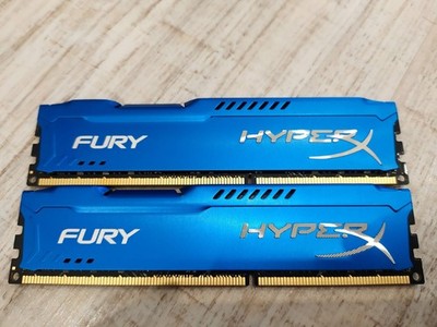 16 GB (2×8) DDR3 1600MHz CL10 Kingston HyperX Fury, RAM, Hauptspeicher