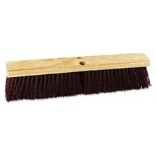 Boardwalk 20318 Floor Brush Head, 18" Wide, Maroon, Heavy Duty, Polypropylene