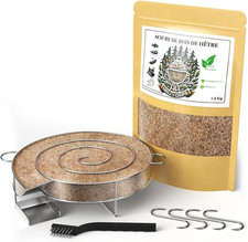 Scatola per Affumicatore, Generatore Di Fumo, Carne E Pesce + 1,3 Kg Di Segatura