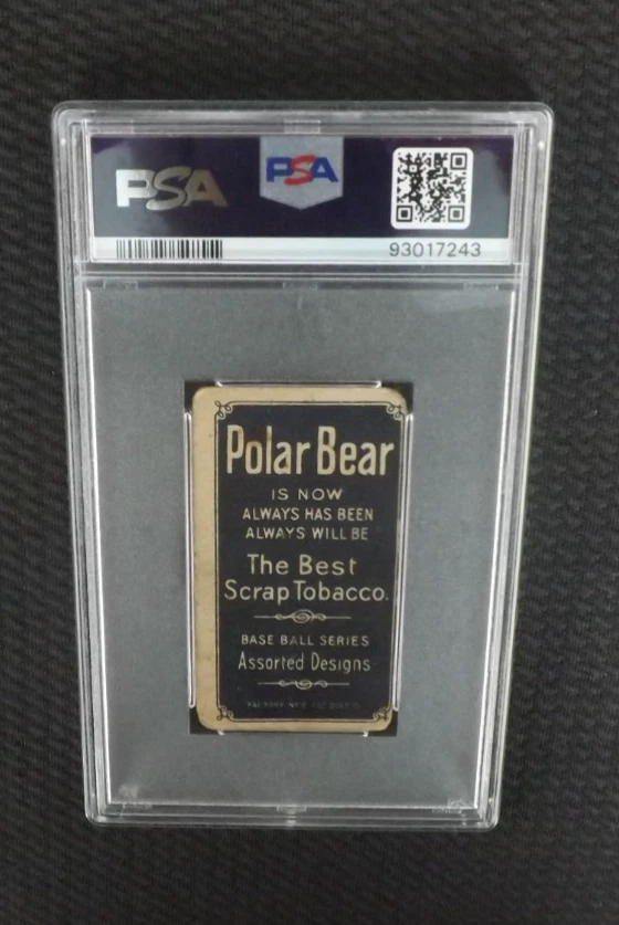 1909 T206 POLAR BEAR TOBACCO CARD HOF CLARK GRIFFITH RC BATTING PSA 1.5 MLB REDS - Image 4 of 4