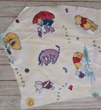 disney classic pooh eeyore fun fabric scrap piglet 10 by 9 inch #1008