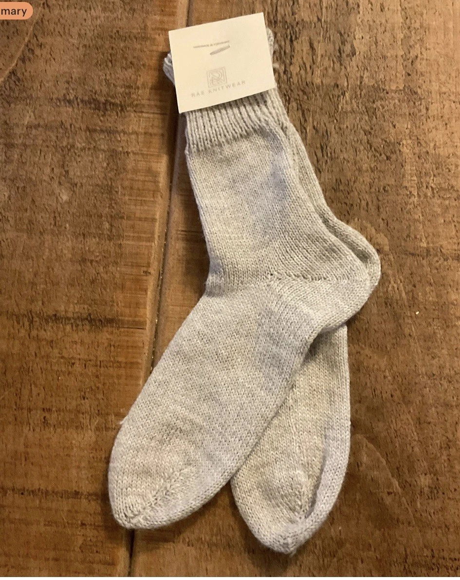 Socks Alpaca Wool Blend Socks Size 8-10 Walking Hiking
