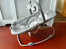 Grey Baby Bouncing Chair Bouncer Seat with Toy Bar, Joie