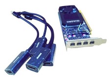 Image of PNY Nvidia Quadro P1000 4GB GDDR5 4 x Mini Display Port GPU -low profile with...