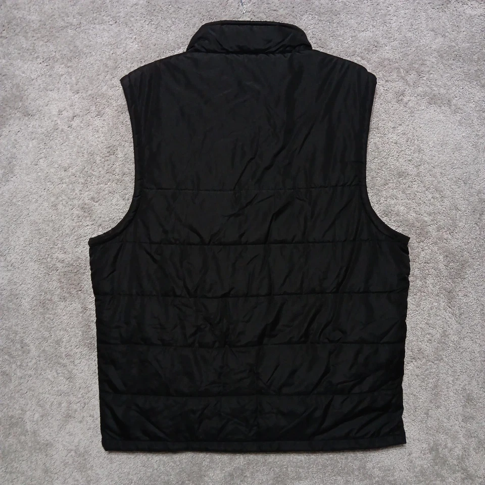 Chaleco acolchado John Deere para hombre grande negro ligero bolsillos al aire libre Foto 2 de 4