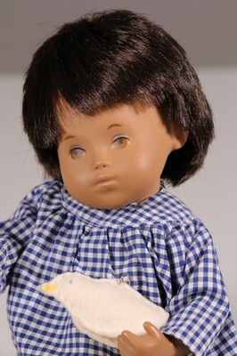 Alte Vintage Sasha Morgenthaler Puppe 1970 80er Jahre Künstlerpuppe 