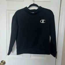 Girls youth kids champion Sweatshirt pullover black athletic size 16 xl