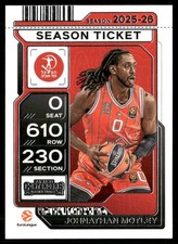 JOHNATHAN MOTLEY 2025-26 Panini Contenders EuroLeague Season Ticket #51