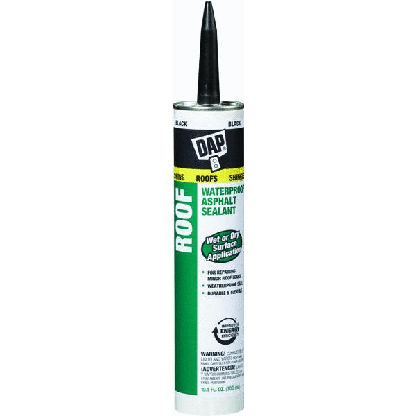 BlackTite Roof Sealant DAP 18268 seals chimneys,shingles & minor roof