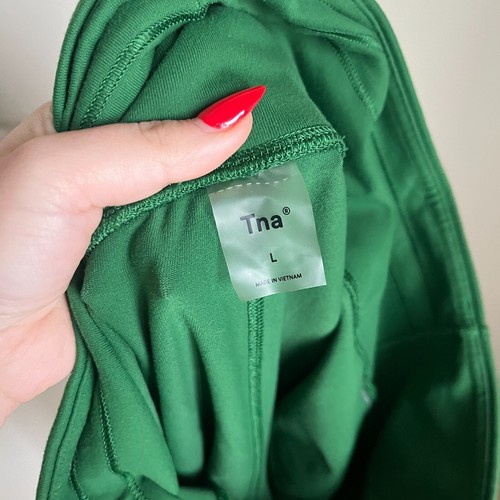 TnAction Women's Tnabutter Cheeky Pocket Hi-Rise Leggings Green Size LARGE EUC - 第 5/5 張圖片
