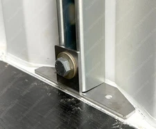 Two (2) Cargo Conex Shipping Container Brackets for Unistrut Superstrut Mounting