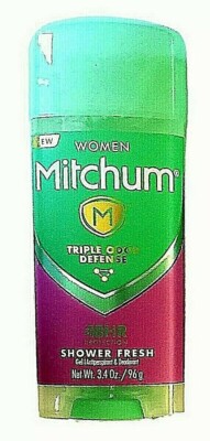 Mitchum Women Gel Antiperspirant Deodorant Shower Fresh Triple Odor 48 Hr 3.4oz