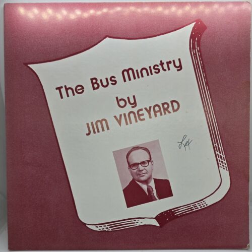 Disco de vinilo Jim Vineyard The Bus Ministry Christian Sermon 2 LP Gatefold en muy buena condición años 70 - Imagen 1 de 8