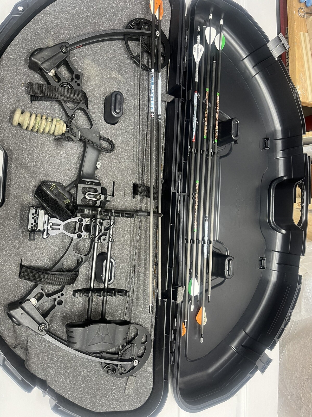 MATHEWS MISSION HYPE DT COMPOUND BOW, Deadnutz Sight. ArrowsEXCELLENT