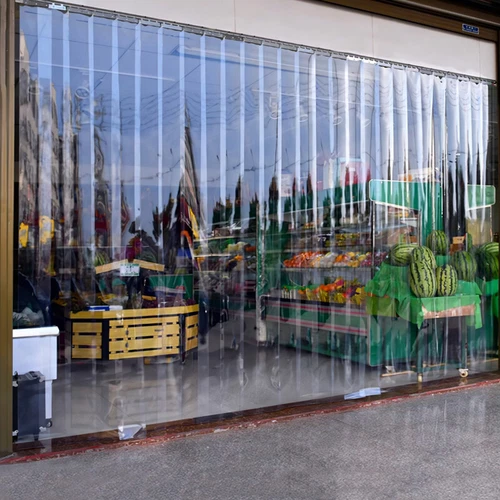 Kühlbox Gefrierschrank Kunststoffleiste Tür, Streifenvorhang Tür, komplette PVC Streifen Tür - Bild 19 von 57