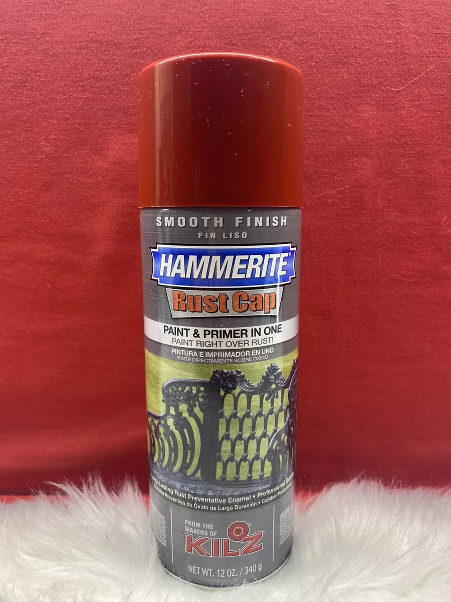 Drik vand absorption slidbane Hammerite Spray Paint ~ Smooth Bright Red Finish Rust Cap ~ 12 oz. ~ New |  eBay