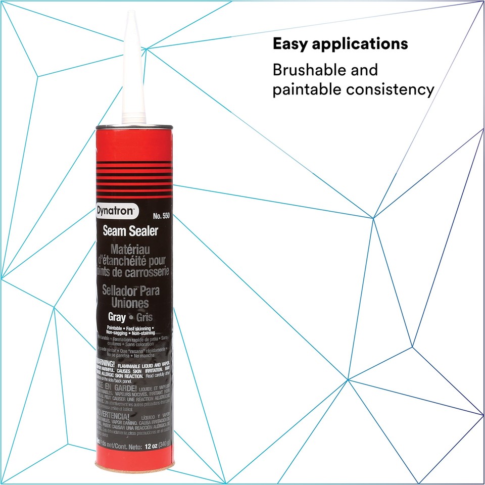 3M Dynatron Auto Seam Sealer Caulk 550 Grey Color Permanently Elastic