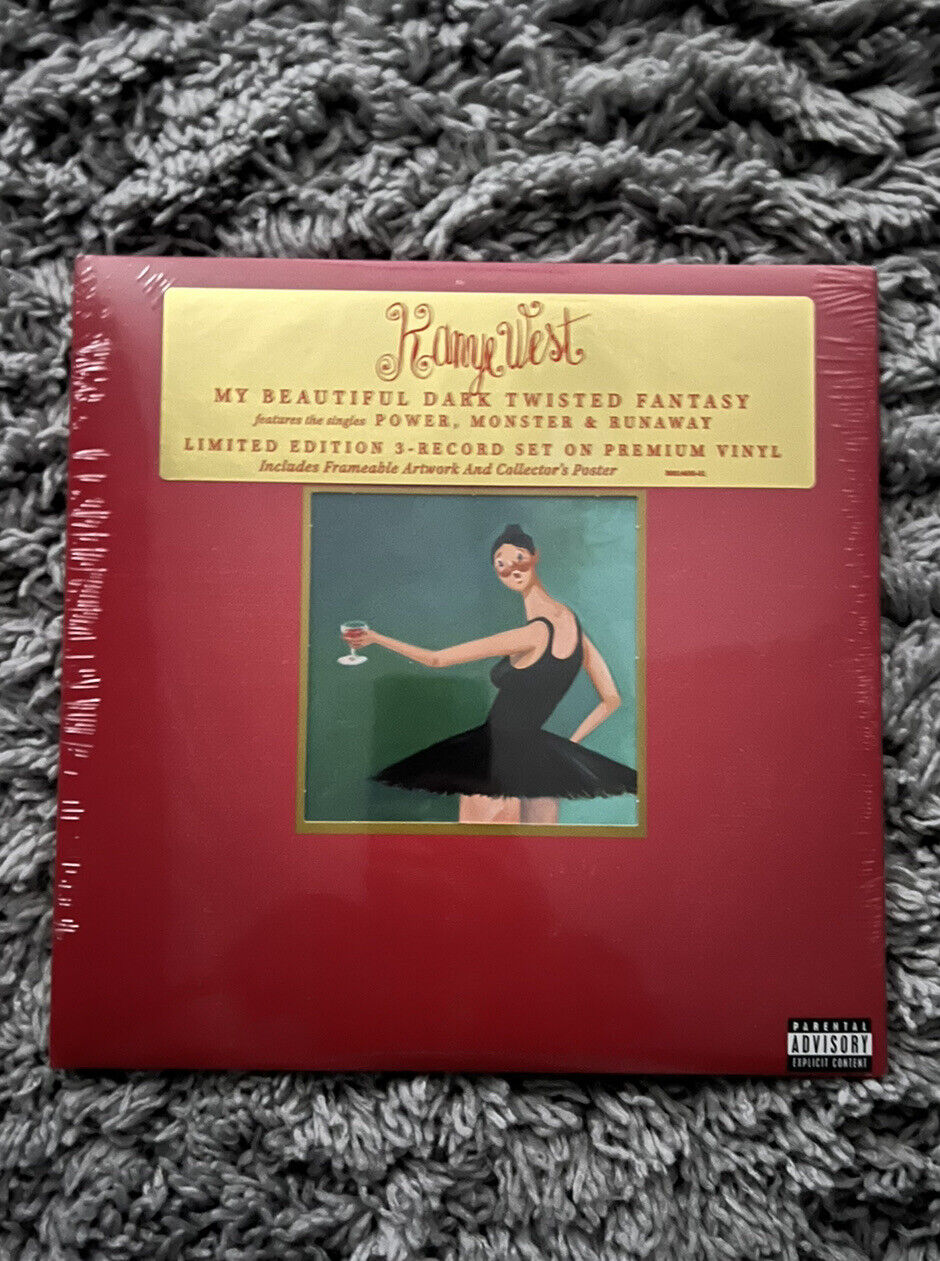 KANYE WEST 'My Beautiful Dark Twisted Fantasy' Vinyl 3LP