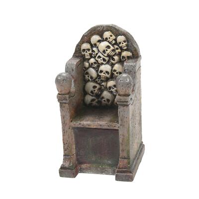 Department 56  Scary Skeletons Throne Halloween Village Decor 6011475
