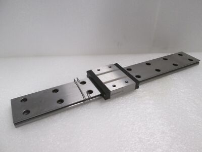 Misumi, SSEBWV16, Linear Bearing Guide Block w/ Guide Rail, New