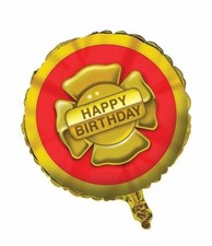 Firefighter 18 Foil Balloon Fire Chief Badge ...