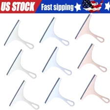 Glass Window Wiper Cleaner Squeegee Shower Screen Mirror Home Blade Brush LOT