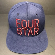 Four Star Clothing Blue Adjustable Snapback Cap Hat