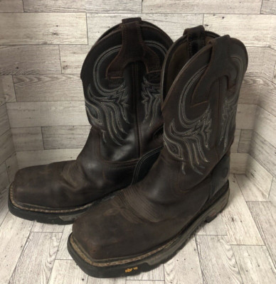 Justin Work Boots WK2150 Mens Size 9.5 Composite Toe, Oil & Slip ...