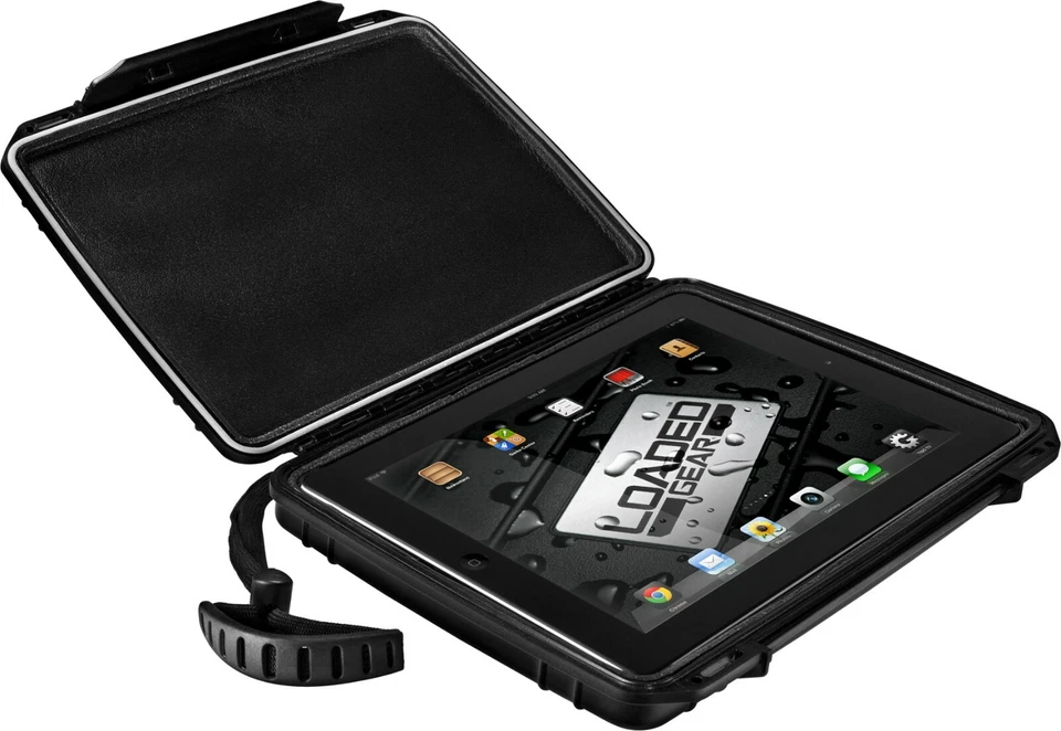 Barska Loaded Gear HD-10 Black Tablet Hard Case Cover For 10 Inch Device BH11954 - Image 2 of 4